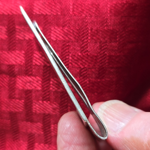 Vintage 925 Sterling Silver & Lapis Money Clip, Aztec Symbol. - Picture 5 of 9